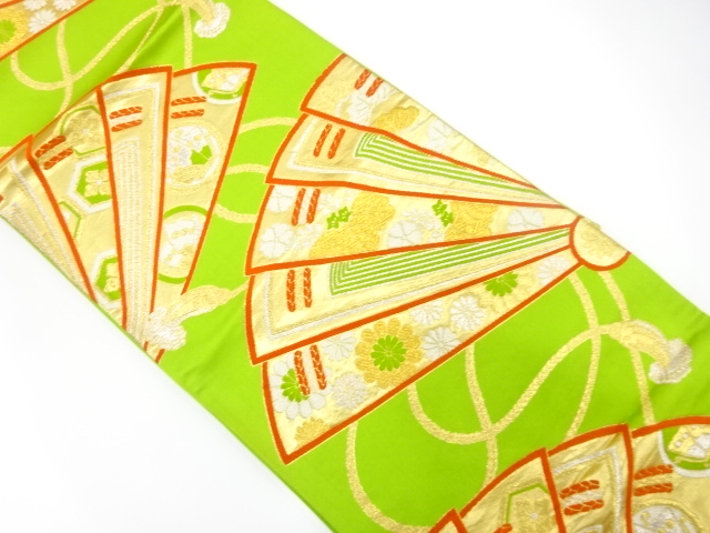 Japanese Kimono / Antique / Fukuro Obi Silk